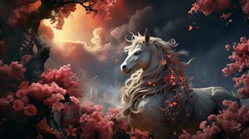 unicorn photo wallpaper