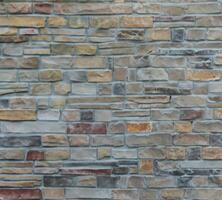 Modern stone brick wall background. stone texture. photo