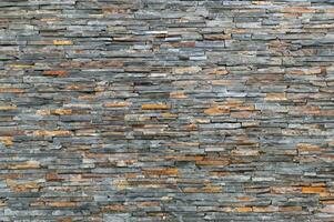 Modern stone brick wall background. stone texture. photo