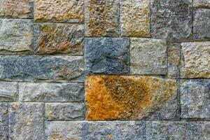 Modern stone brick wall background. stone texture. photo