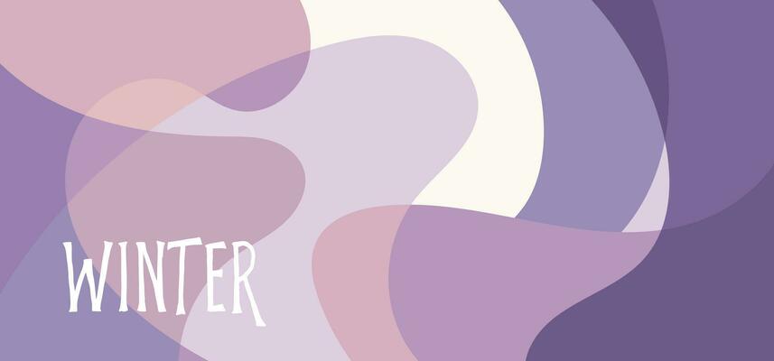 Vector Colorful liquid and fluid background for winter collection