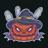 Vector pumpkins mascot logo template for sport bussiness and gaming