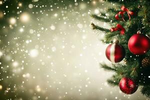 festivo Navidad árbol antecedentes ai generativo foto