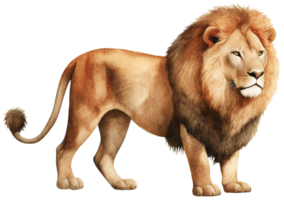 Lion. AI Generative png