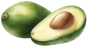 Avocado. AI Generative png