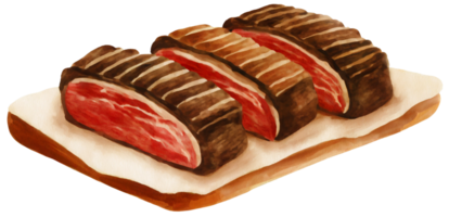 Rindfleisch Grill. ai generativ png