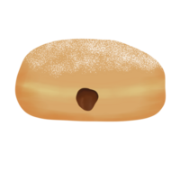 Bomboloni Doughnuts Illustration png