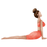 yoga pose, acuarela yoga png