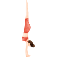 yoga pose, aquarelle yoga png