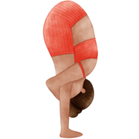 Yoga Pose, Aquarell Yoga png