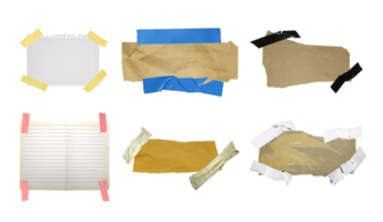 rayé carnet papier sur transparent Contexte png flle