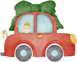 Car in Christmas png