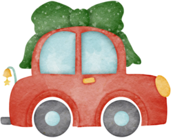 coche en Navidad png