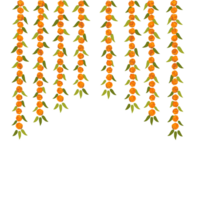 Diwali diya isolato decorazione festone png