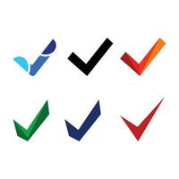 check mark logo icon, check mark vector template, check mark element