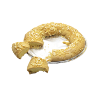 sweet bisulan donut with hole and sugar png