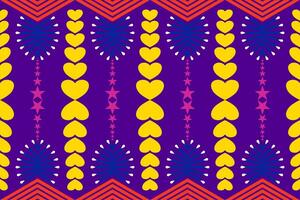 Diseño de patrón geométrico étnico abstracto para fondo o papel tapiz. foto