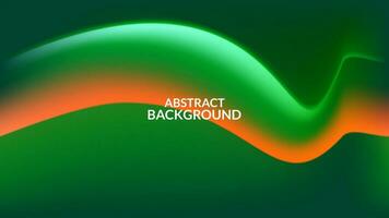 ABSTRACT DARK BACKGROUND ELEGANT GRADIENT MESH GREEN ORANGE SMOOTH COLOR DESIGN VECTOR TEMPLATE GOOD FOR MODERN WEBSITE, WALLPAPER, COVER DESIGN