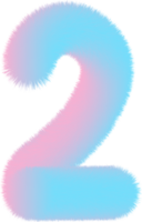 Number illustration. Hand drawn picture png