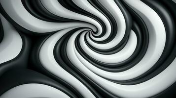 Hypnotic black and white background photo