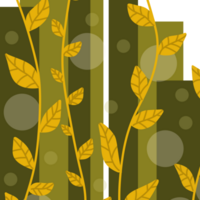 mur, feuilles, et bulle png