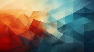 full color geometric background photo