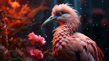 doflamingo bird wallpaper in nature photo
