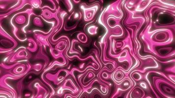 abstrato roxa ondas do iridescente energia líquido e mágico brilhante brilhando linhas, fundo video
