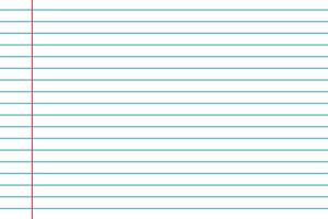 Blank white worksheet notebook and back to school vector design.