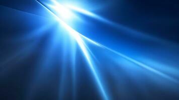 Blue smooth abstract background with shining light ai generative photo