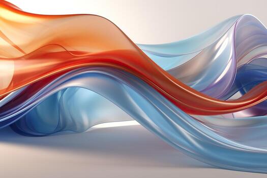 resumen de colores ola modelo con líquido efecto. sitio para texto. generado por artificial inteligencia foto
