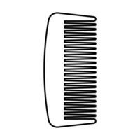 Comb icon vector. Hairstyle illustration sign. Salon symbol. Barbershop logo. vector