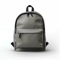 Front image of backpack for mockup purposes Generative AI photo