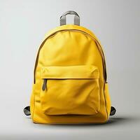 Front image of backpack for mockup purposes Generative AI photo