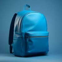 Front image of backpack for mockup purposes Generative AI photo