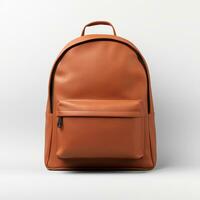 Front image of backpack for mockup purposes Generative AI photo