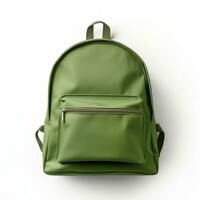 Front image of backpack for mockup purposes Generative AI photo