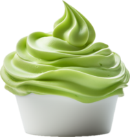 verde açoitado creme png com ai gerado.