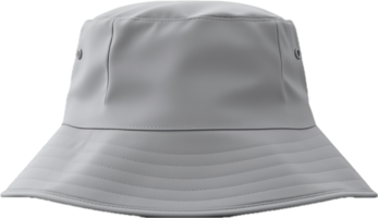 Gray bucket hat png with AI generated.