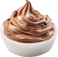 chocolate açoitado creme png com ai gerado.