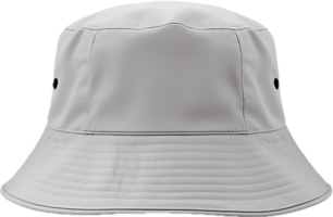 Gray bucket hat png with AI generated.