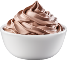 chocolate açoitado creme png com ai gerado.