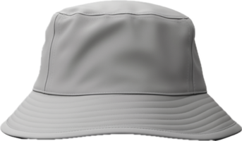 Gray bucket hat png with AI generated.