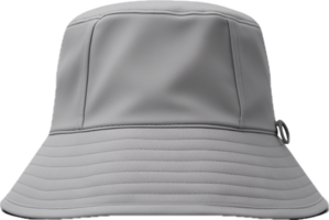 Gray bucket hat png with AI generated.