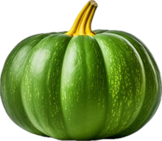 Green pumpkin png with AI generated.