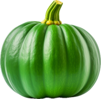 Green pumpkin png with AI generated.