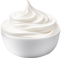 White whipped cream png with AI generated.