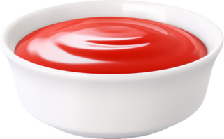 Ketchup bowl png with AI generated.