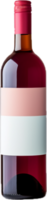 Wine bottle png with AI generated.