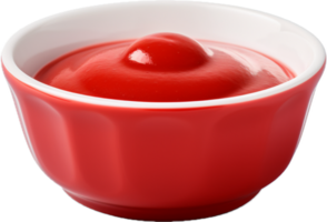 Ketchup bowl png with AI generated.